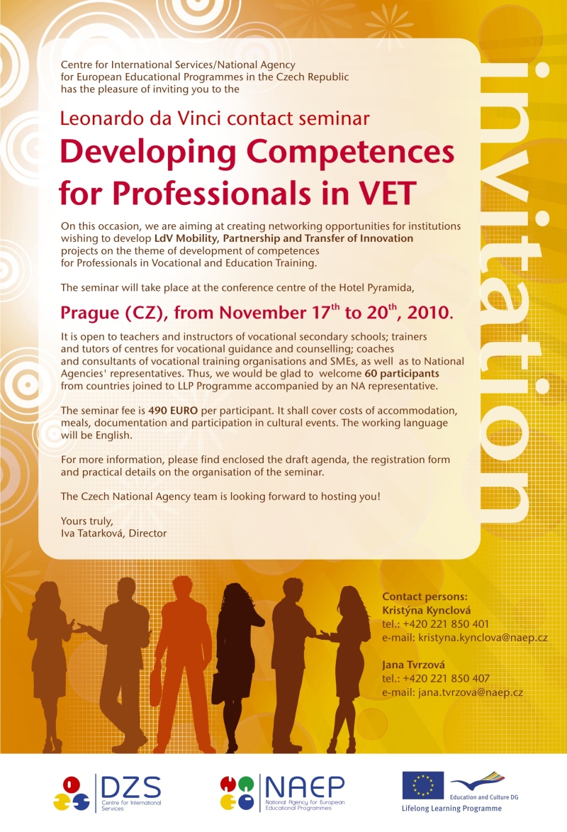 Leonardo da Vinci kontaktseminārs Čehijā