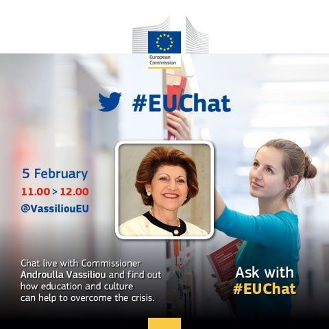 Eiropas komisāre aicina uz tiešsaistes diskusiju