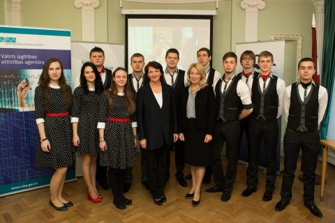 Godinās EuroSkills 2014 Latvijas nacionālo komandu