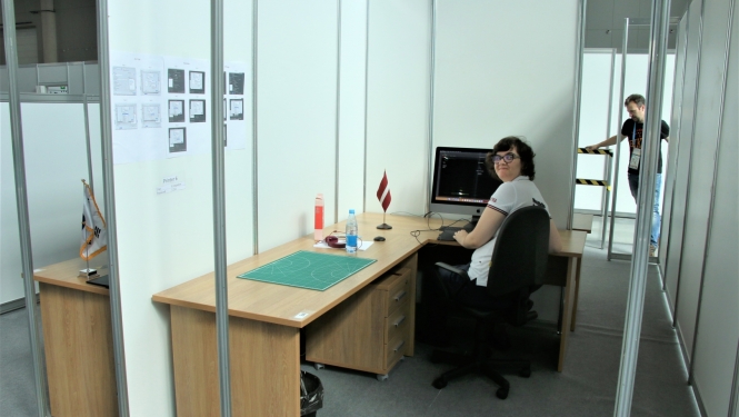 SkillsLatvia komanda iepazīstas ar darba vidi