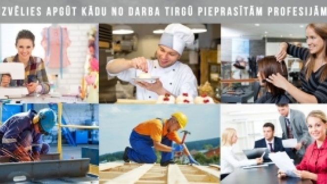 Pagarināta Jauniešu garantijas uzņemšana 21 profesijā