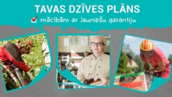 Jauniešu garantijas ziemas uzņemšanā aicina bez maksas apgūt 65 profesijas