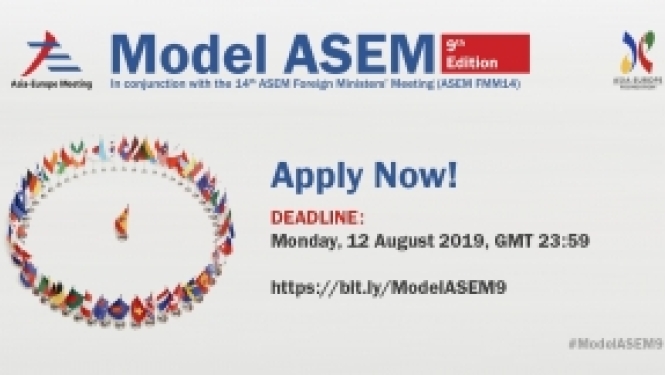 Studentiem iespēja pieteikties Āzijas-Eiropas sanāksmes simulācijai