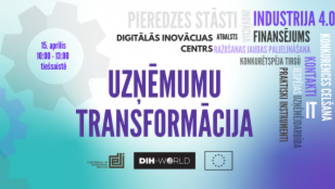 Uzņēmējus aicina uz tiešsaistes pasākumu par uzņēmumu digitalizāciju