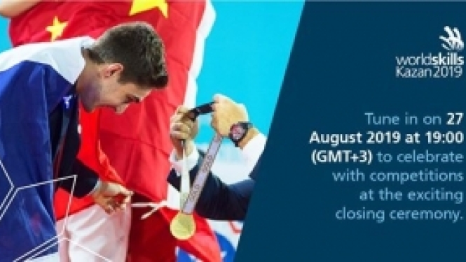 Tiešraide: WorldSkills Kazan 2019 noslēguma ceremonija