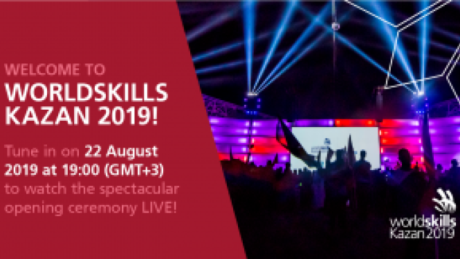 Tiešraide: WorldSkills Kazan 2019 atklāšanas ceremonija
