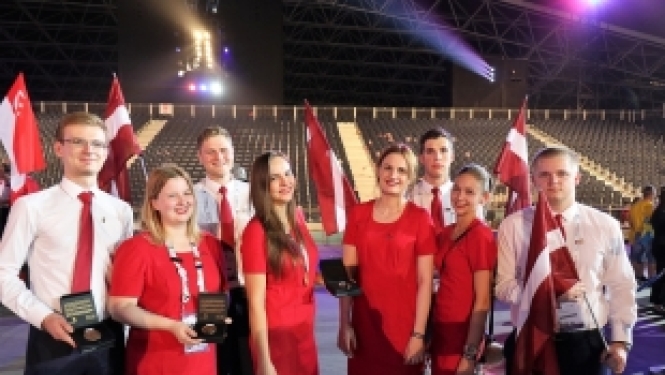 Latvijas komandai WorldSkills 2017 konkursā trīs medaļas par izcilību