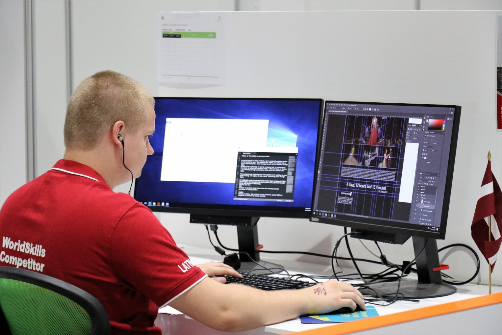 Aizvadīta konkursa WorldSkills 2017 pirmā konkursa diena