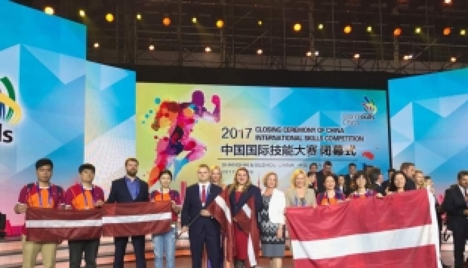 Latvijas konkursanti gūst pieredzi starptautiskajā prasmju konkursā Ķīnā