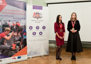 EuroSkills 2018 konkursantu svinīgā sveikšana Izglītības un zinātnes ministrijā