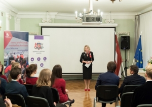 EuroSkills 2018 konkursantu svinīgā sveikšana Izglītības un zinātnes ministrijā