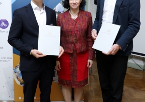 WorldSkills 2019 konkursantu svinīgā sveikšana pie ministres