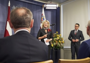 Ministru prezidents Krišjānis Kariņš sveic EuroSkills 2018 Latvijas komandas medaļniekus