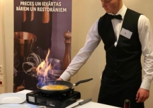 SkillsLatvia 2019 pusfināls "Restorānu serviss" prasmju konkursā
