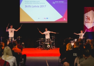 Atklāts pirmais nacionālais jauno profesionāļu meistarības konkurss SkillsLatvia 2017.