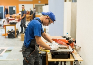Fināla atlase flīzēšanā EuroSkills 2018
