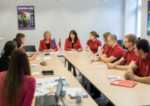 Konkursa WorldSkills 2017 Latvijas delegāciju sveic izglītības un zinātnes ministrs